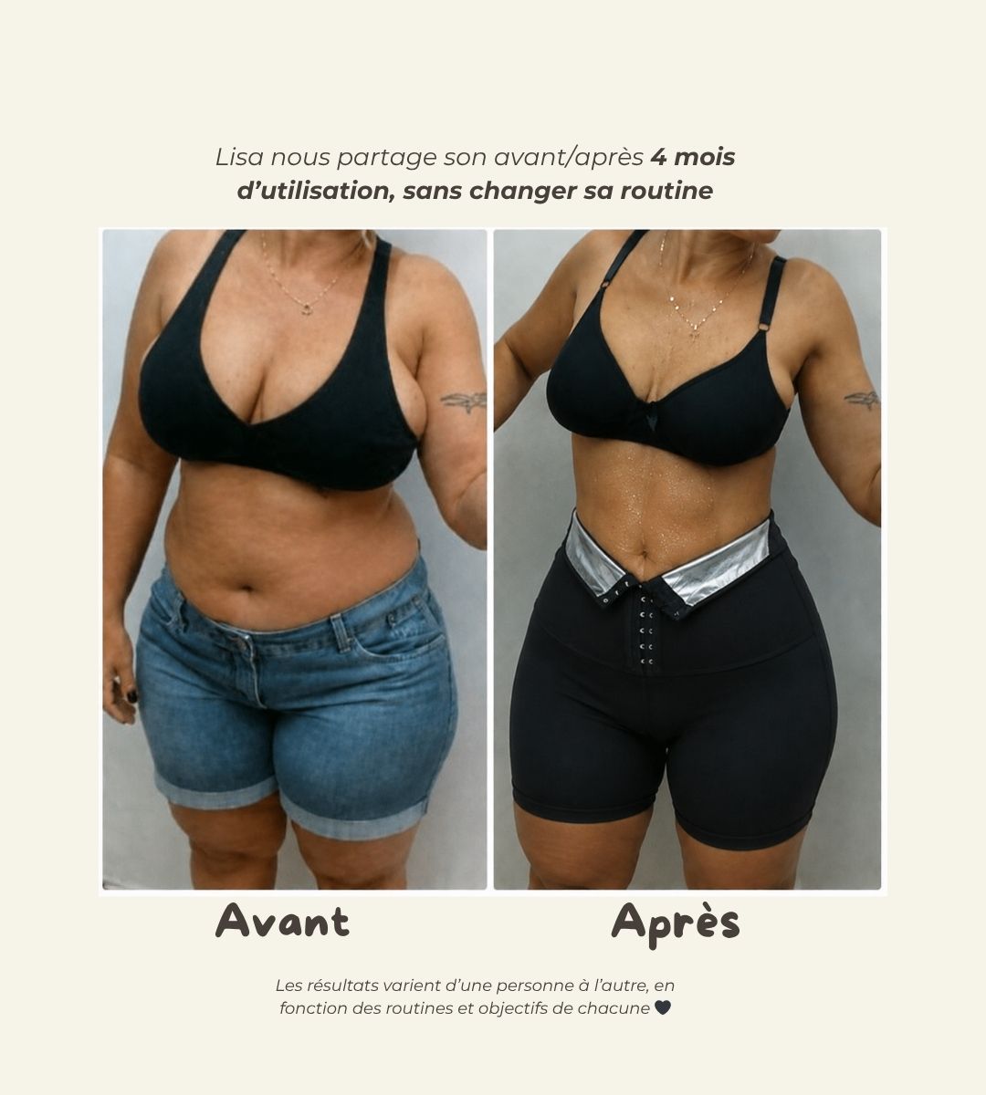 Short de sudation sculptant respirant
