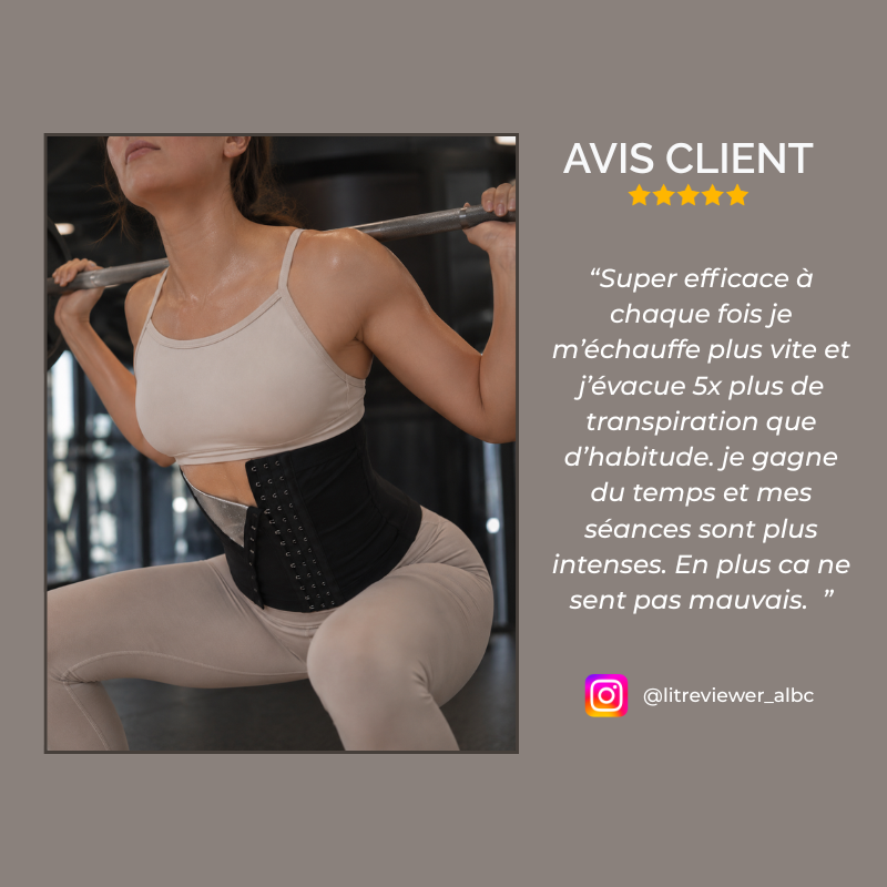 Gaine de sudation sculptante femme