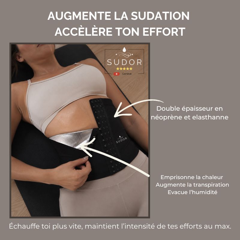 Gaine de sudation sculptante femme